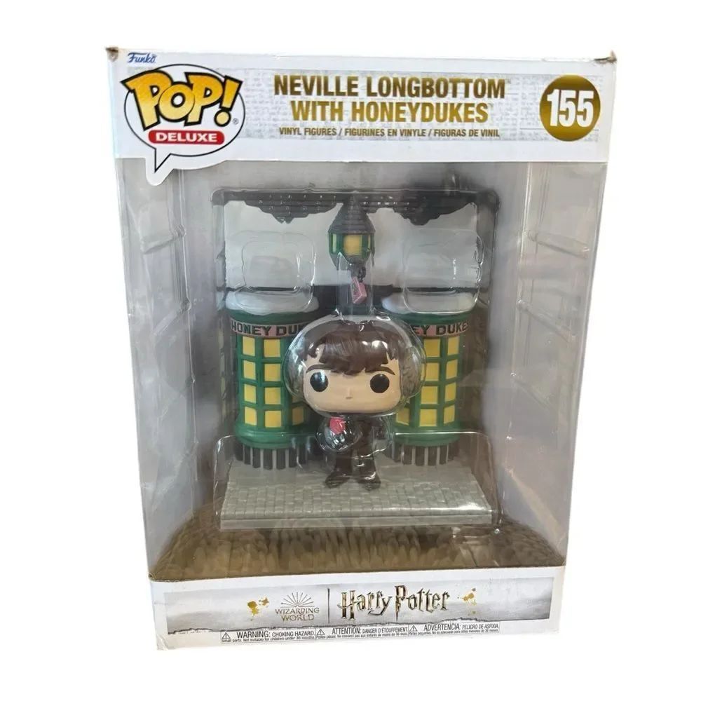 NIB Funko Pop! Deluxe Neville Longbottom with Honeydukes #155 - Green/Yellow